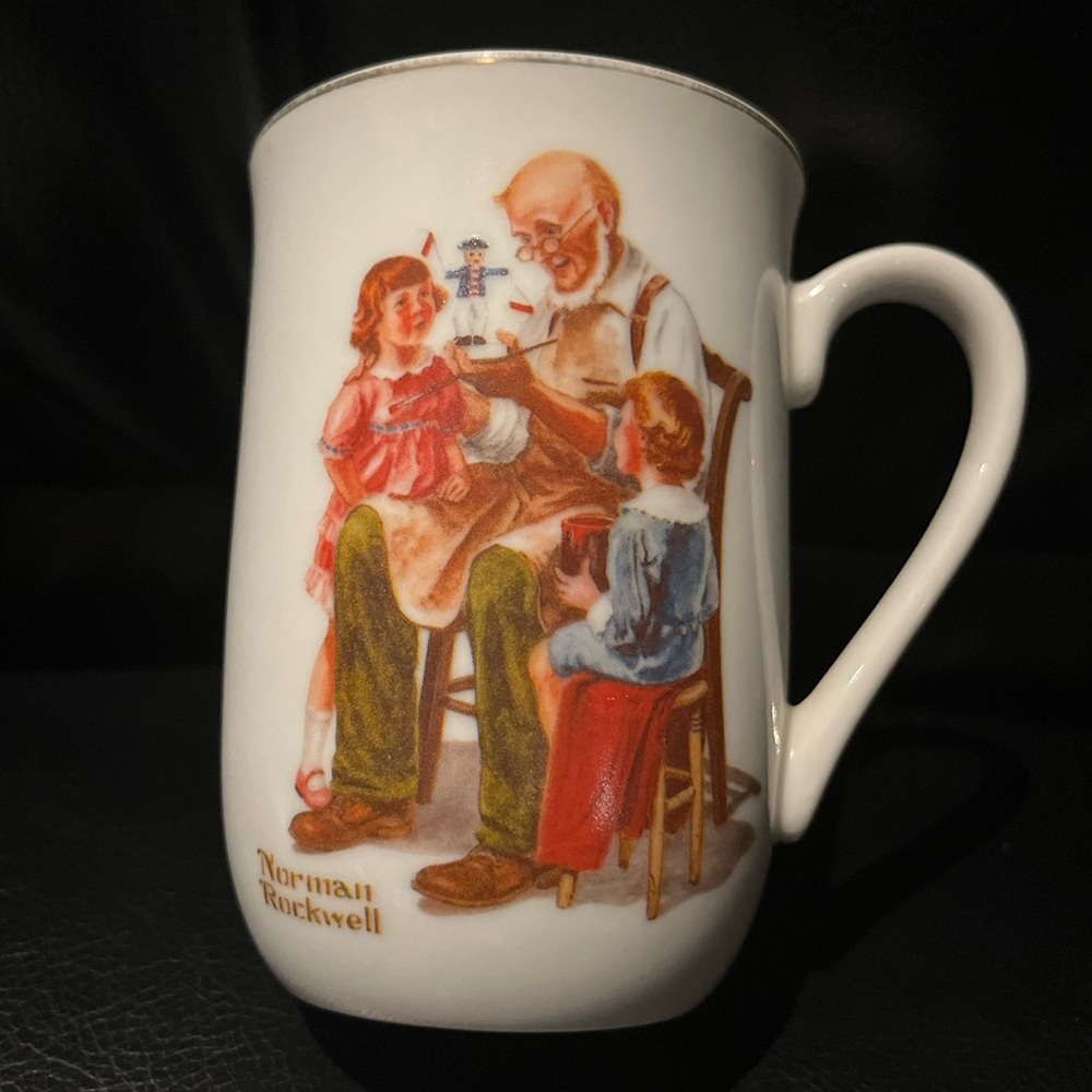 Norman Rockwell Museum - The Toymaker - 1982 Authentic Mug